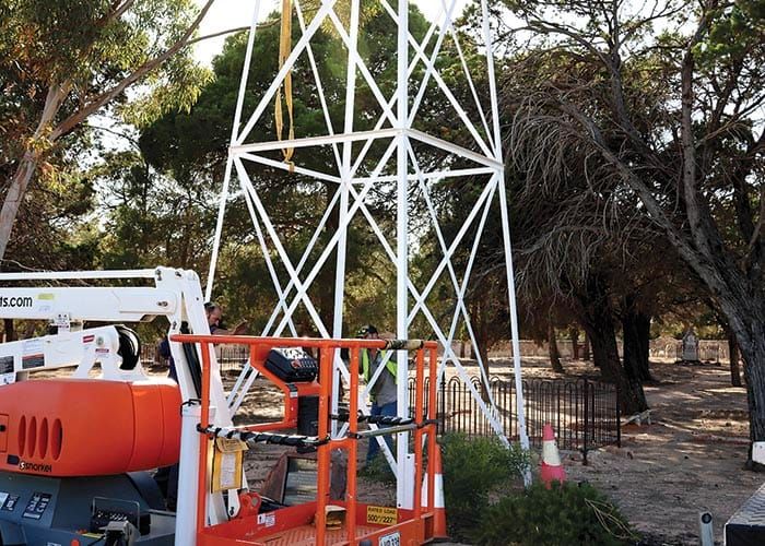 Bell tower reinstated in Moonta cemetery post image