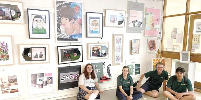 Harvest’s artwork on display post image