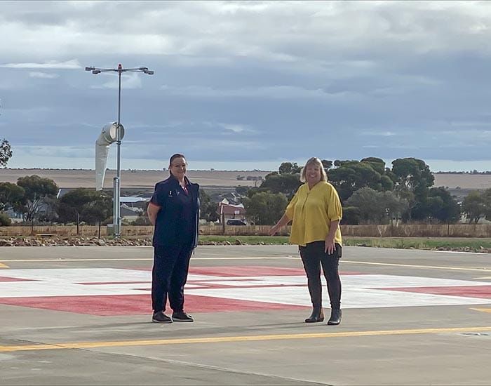 New helipad takes flight at Wallaroo post image