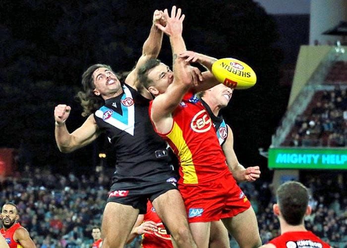 On an elevated stage post image