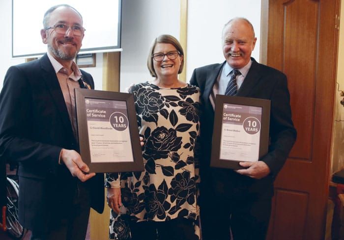 Decade of service awarded post image