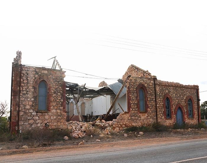Historic church falling down post image