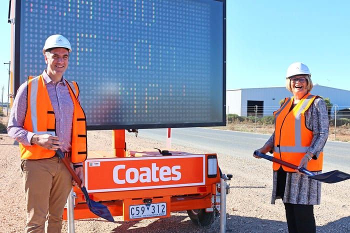 Wallaroo entrance works on way post image