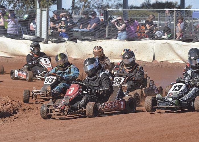 Dirt karters race for Geoff Phillips and Top of the Gulf Trophies post image