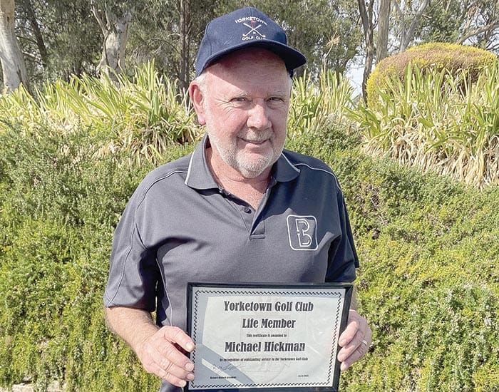 Yorketown Golf Club recognises club stalwart post image