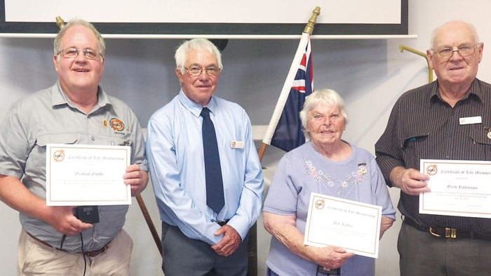 Vehicle club’s first life members awarded post image