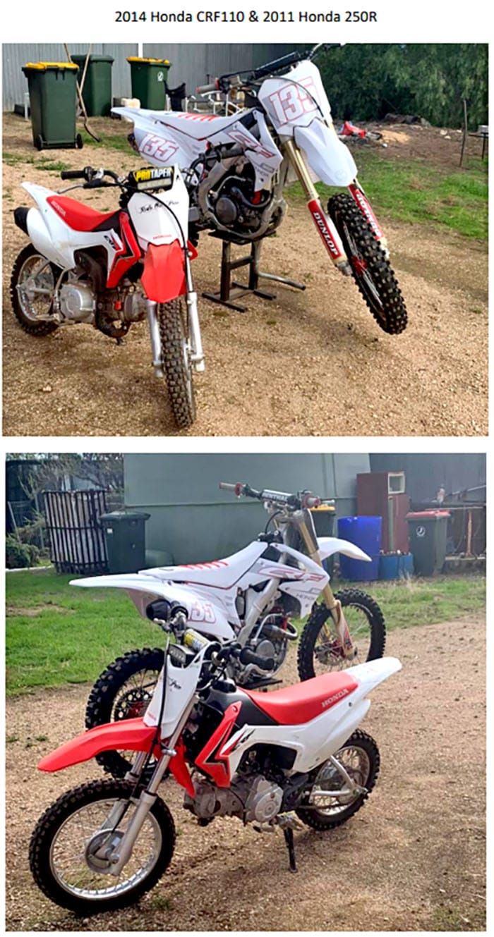Motorbikes stolen from Maitland post image