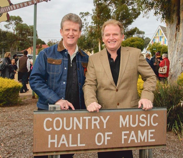 Wayne Horsburgh and Rodney Vincent at Moonta Town Hall post image