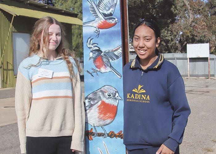 KMS students paint Alford post image