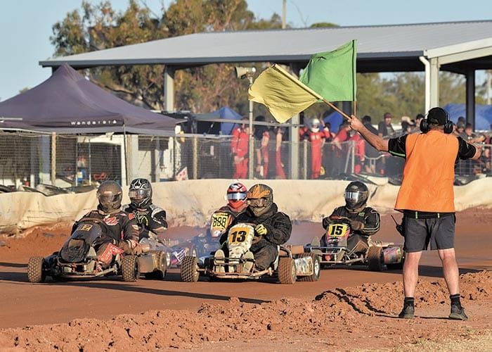 Junior kart competition at YP post image