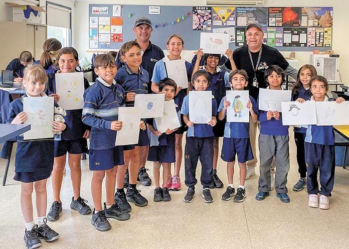 Students workshop jetty art post image