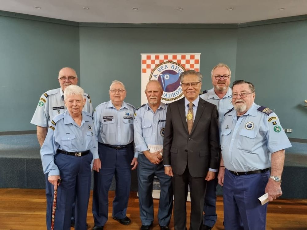 Sea rescue volunteers recognised post image