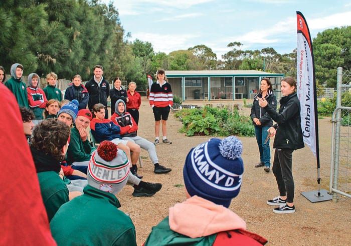 Highly-touted footy academy visits CYS post image