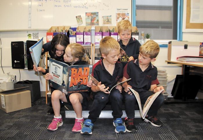 Young ones’reading through the roof post image