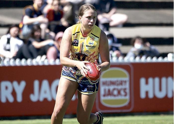 On an elevated stage post image