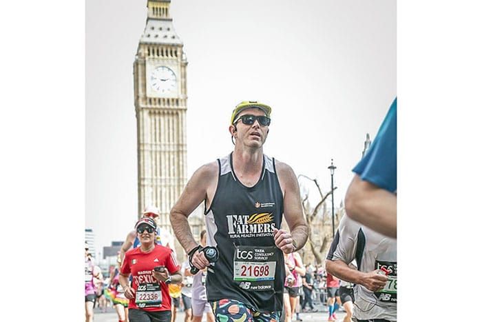 Nelligan runs in London marathon post image