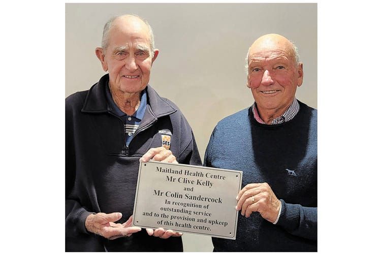 Maitland Health Centre recognises long service post image