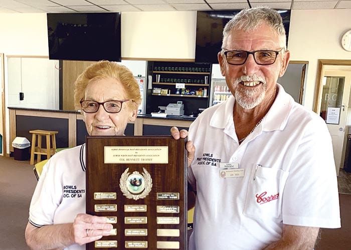 Col Bennett Shield changes hands post image