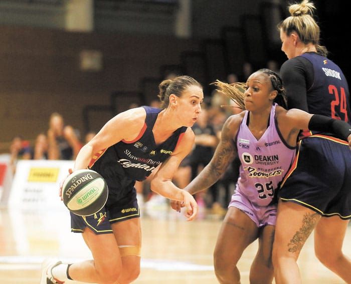 On an elevated stage post image