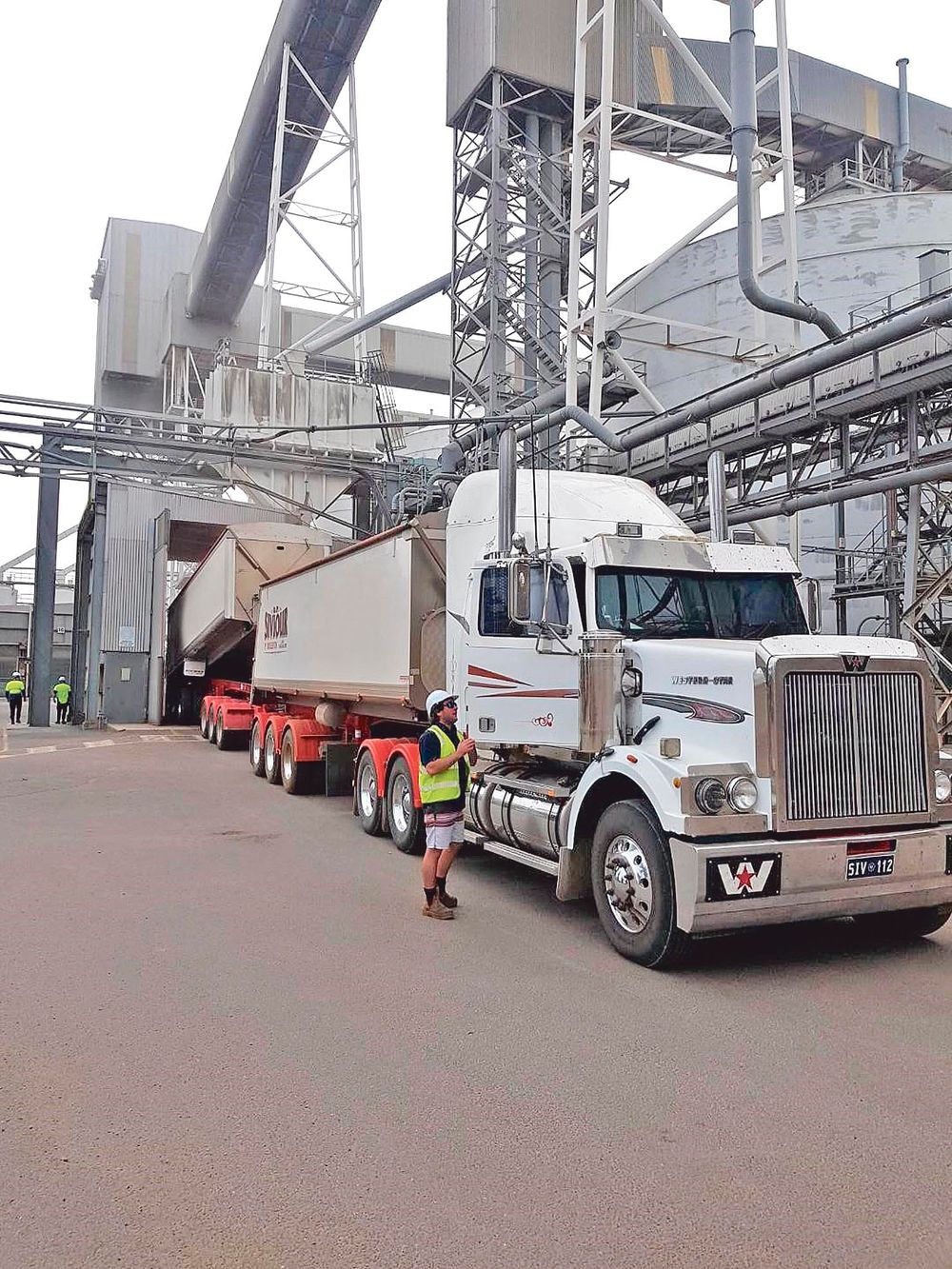 Mundoora farmer makes the first Inner Harbour delivery for harvest post image