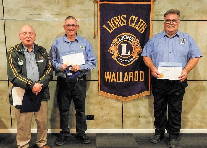 Wallaroo Lions handover dinner post image