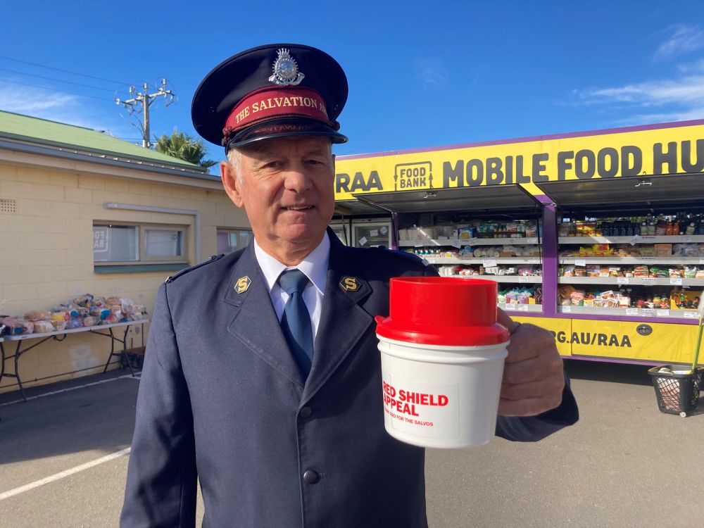 Giving the deal for the Red Shield Appeal post image