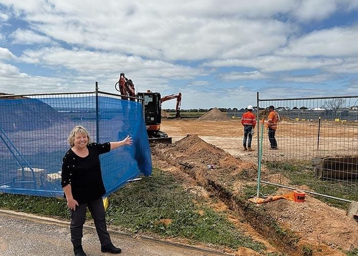 Hospital helipad construction begins post image