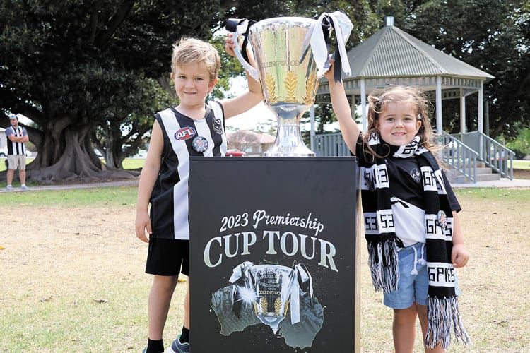 Cup stop at Moonta - “I bleed black and white” post image