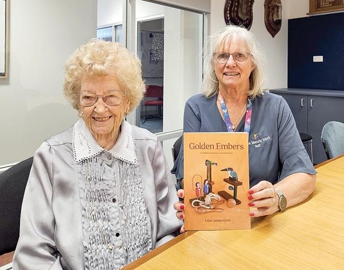 Local author donates childhood memoir post image