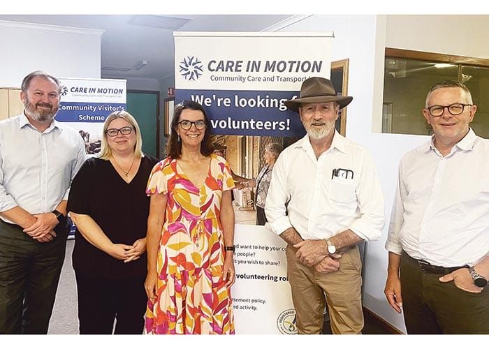 Senator Ruston drops in at Care in Motion post image