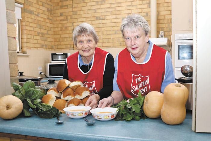 Salvation Army serving soup post image
