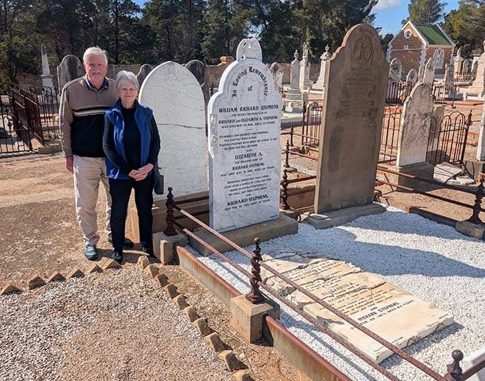 Faithful copy of historical headstone post image