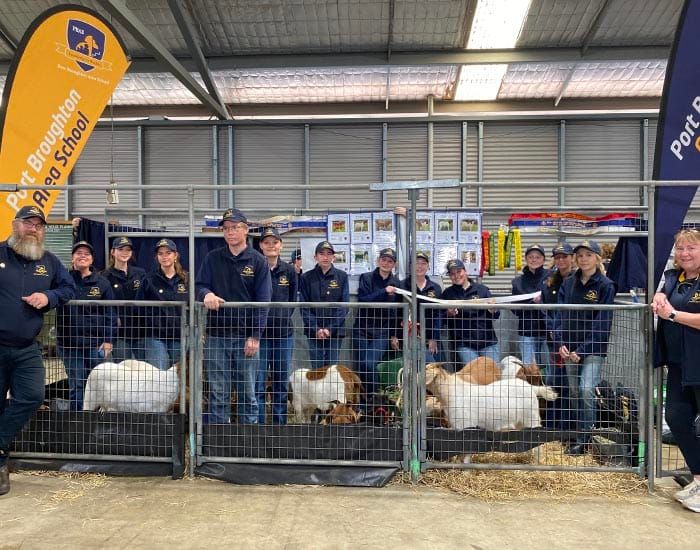 Goat success a team effort for NYP students at Royal Adelaide Show post image