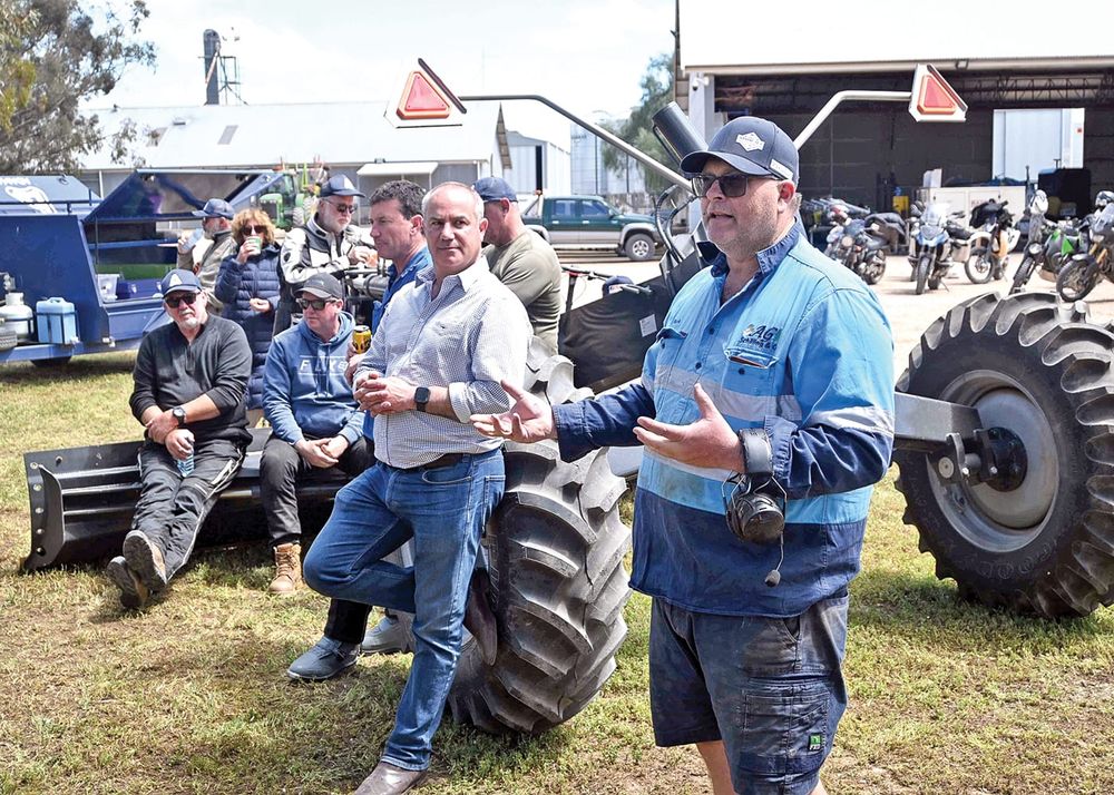 Grain industry motorbike tour stops by YP post image