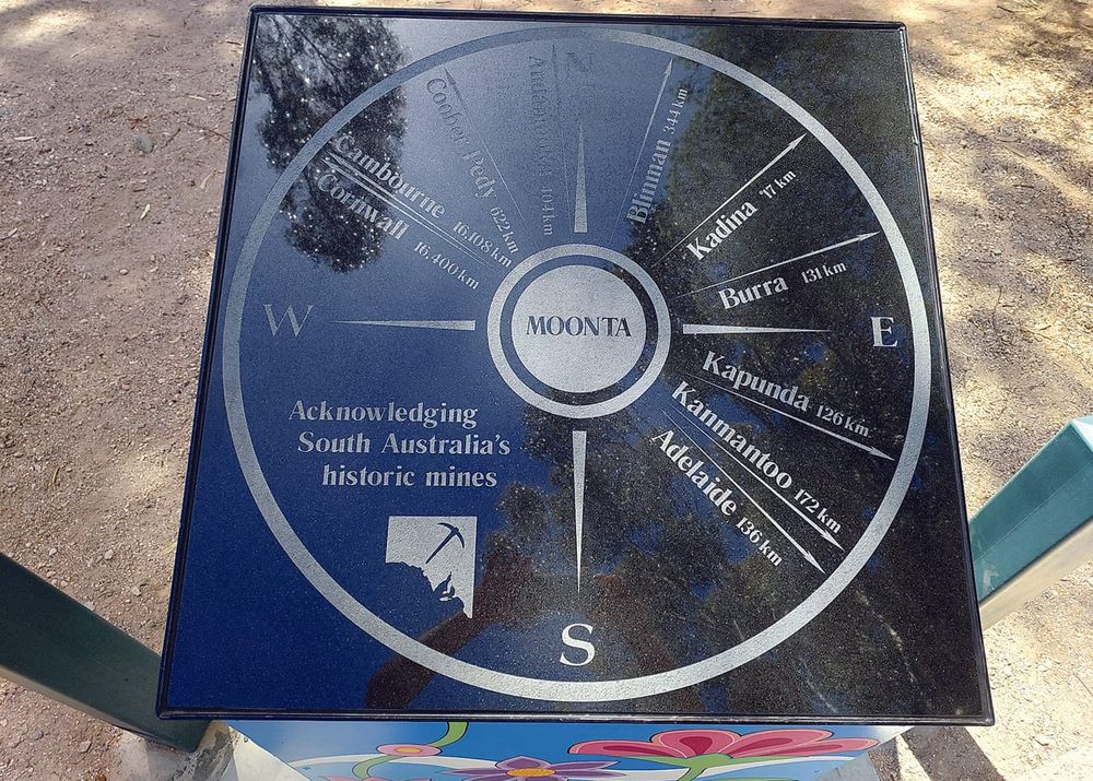 Spelling slip sends Moonta compass viral post image