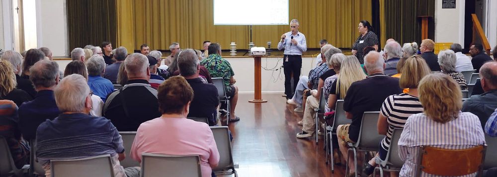 POWER PRESSURE: Community confronts providers post image