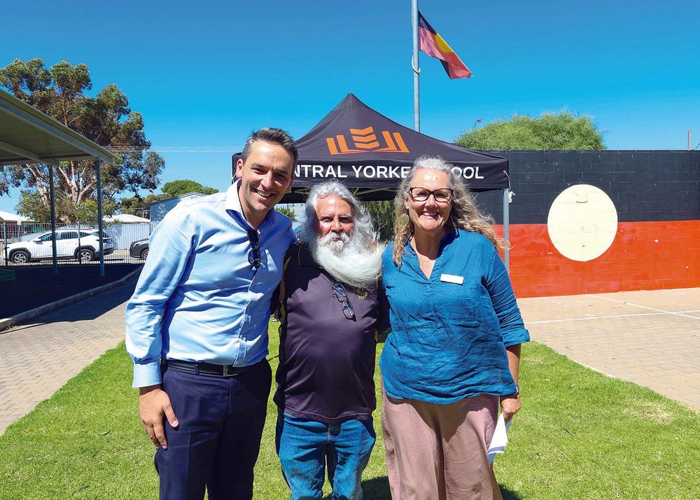 Minister Boyer visits local school post image