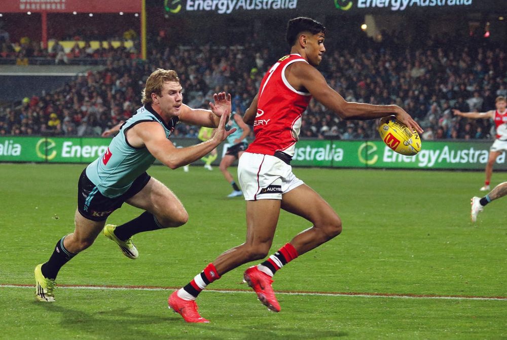 On an elevated stage post image