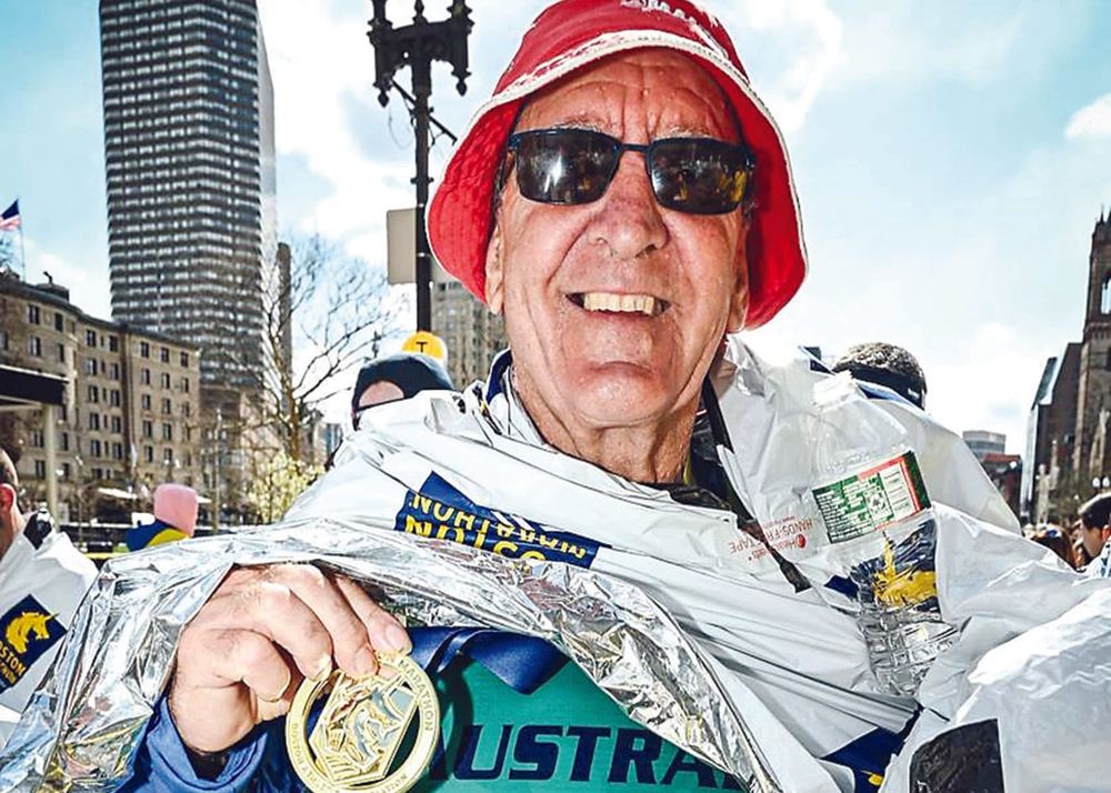 Alan runs PB in Boston Marathon post image