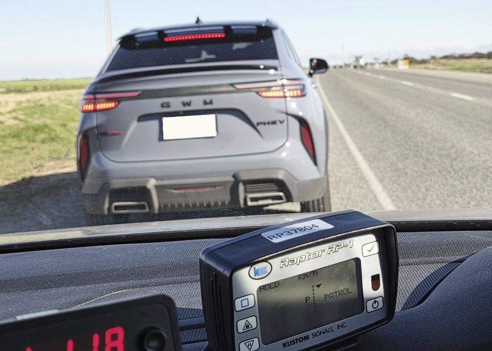 Speeder clocked at 160km/h post image