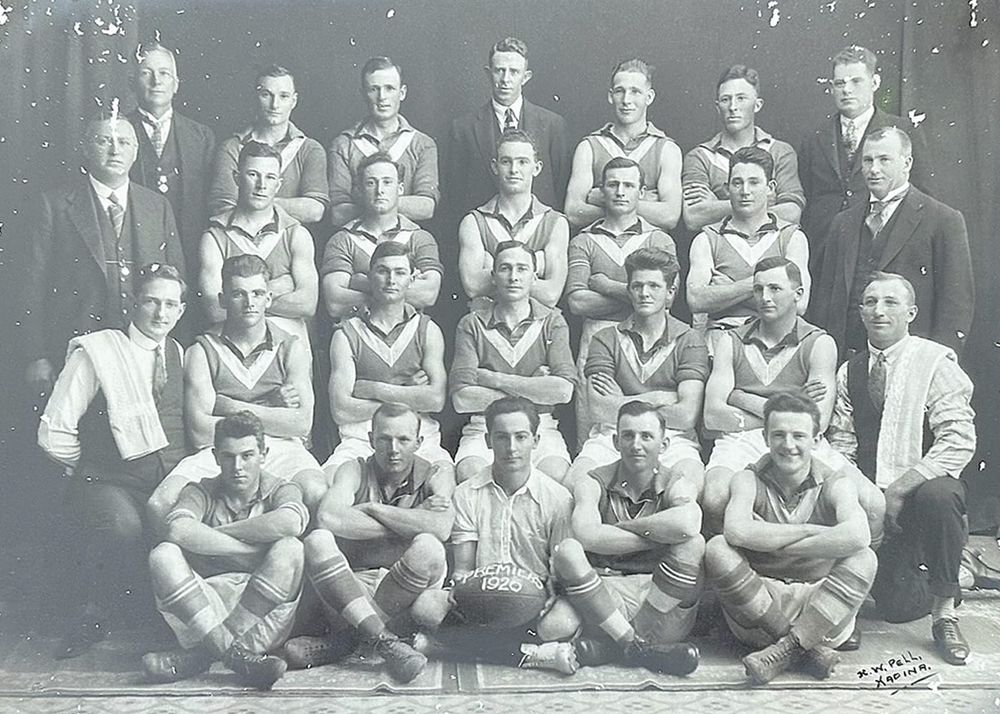 A century since famous Ardrossan premiership post image