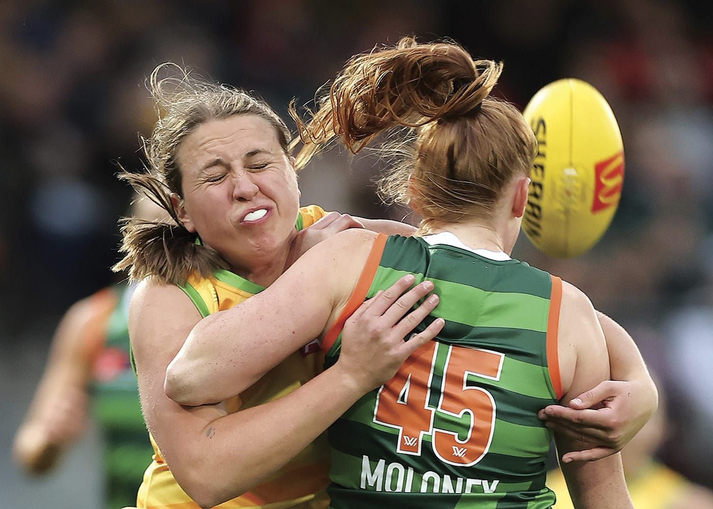Biddell helps Australia to historic AFLW international win post image