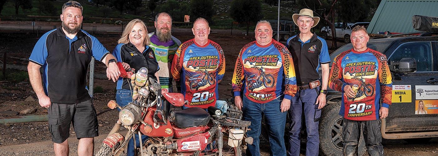 Twenty years of Apex Outback Postie Bike Ride delivers $2 million tally post image