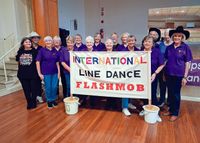 YP line dancers in step with global event post image