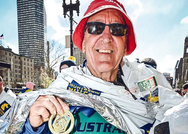 Alan runs PB in Boston Marathon post image