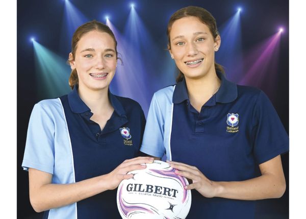 Koch sisters representing state in netball post image