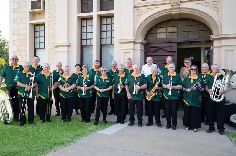 KWM Brass Band tuning up for festival concert post image