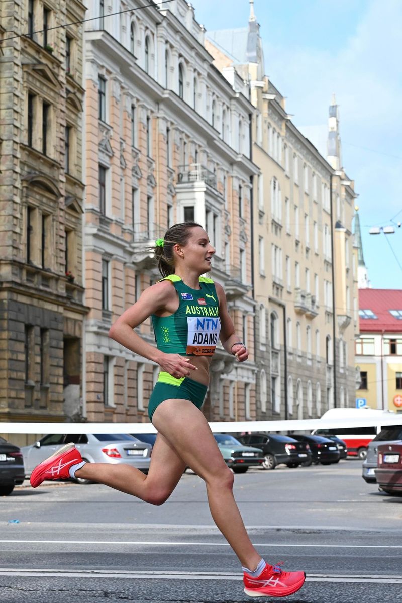Adams runs in inaugural road running championships post image