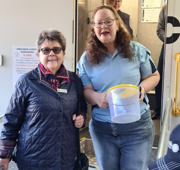 Moonta Lions sponsor skin cancer unit visit post image