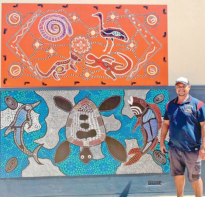 Nharangga mural project at Maitland Lutheran School post image